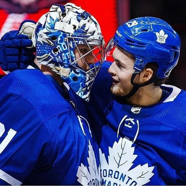 #repost @jamesisabelladaddy
・・・
#williamnylander Job well done @frederikandersen31 #frederikandersengoat #torontostrong #humboldtstrong  #StanleyCup #StandWitness #tml  #mapleleafs  #toronto #leafs #leafsnation #torontomapleleafs #thesix #the6ix #goleafsgo @mapleleafs #nhlplayoffs  #likes #likesspam #like4like #likestagram #likesreturn #likeforfollow #follower #followmealways