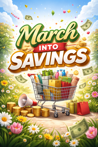 March into Savings!
