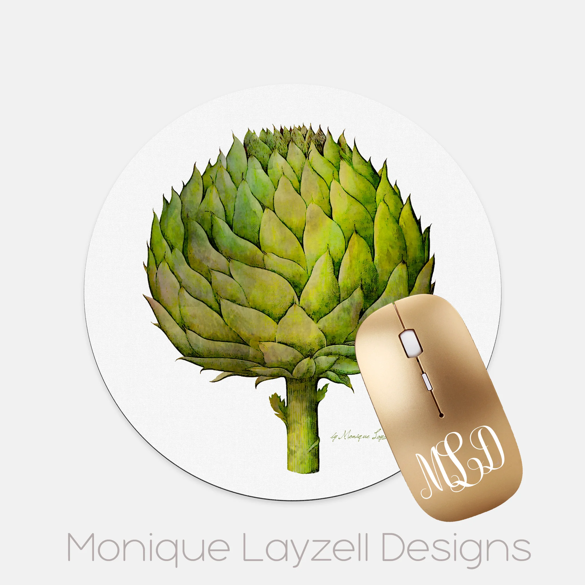 round mouse pad monique layzell artichoke art.jpg
