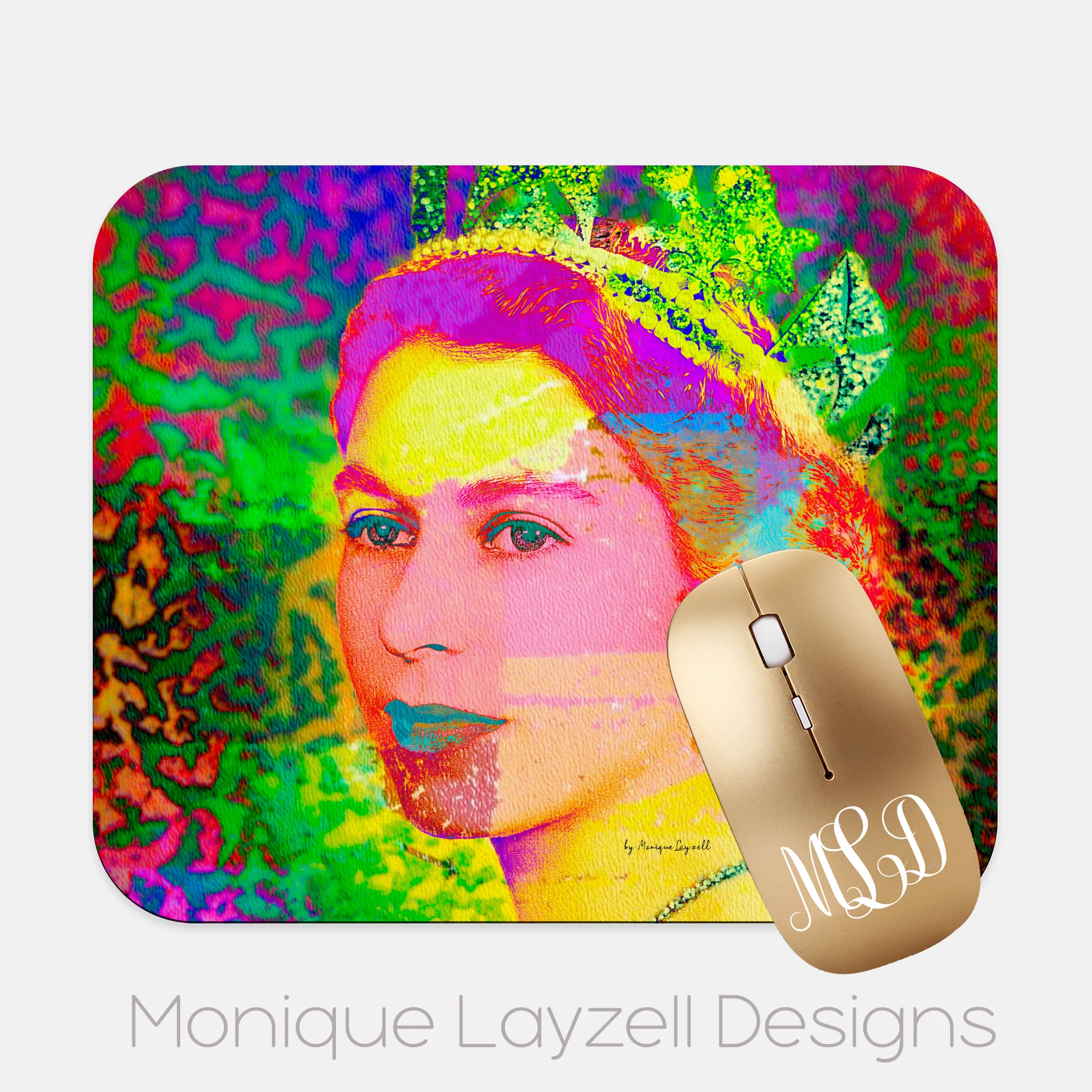 rec mouse pad display moniquelayzell pop art queen.jpg