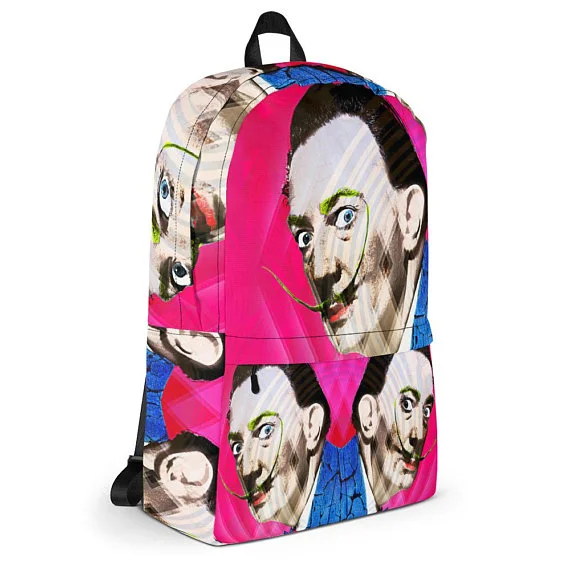 My Dali Abstract Art Print Backpack THEZEBRALADY.COM