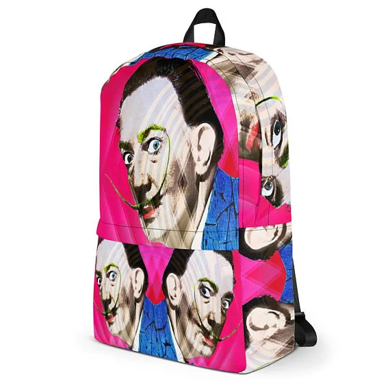 My Dali Abstract Art Print Backpack THEZEBRALADY.COM
