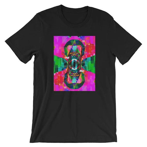  Pop Art Pete in Uniform Short-Sleeve Unisex T-Shirt by Monique Layzell 