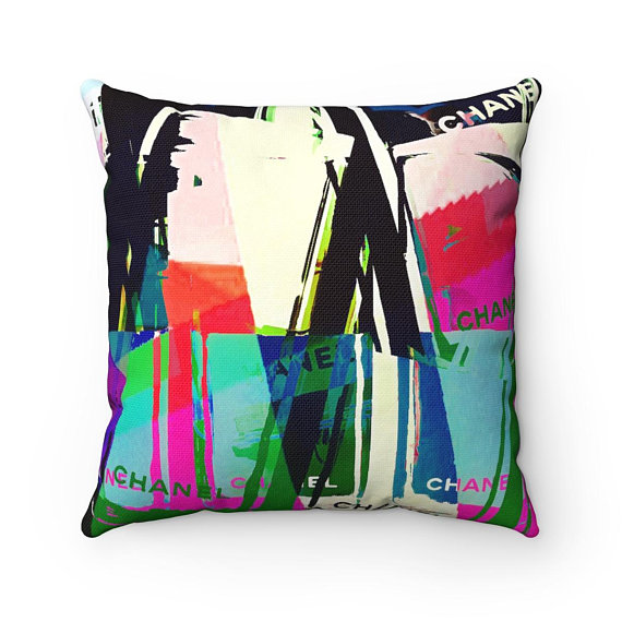 Pop Color Zebra Print Accent Throw Square Pillow — THE ZEBRA LADY