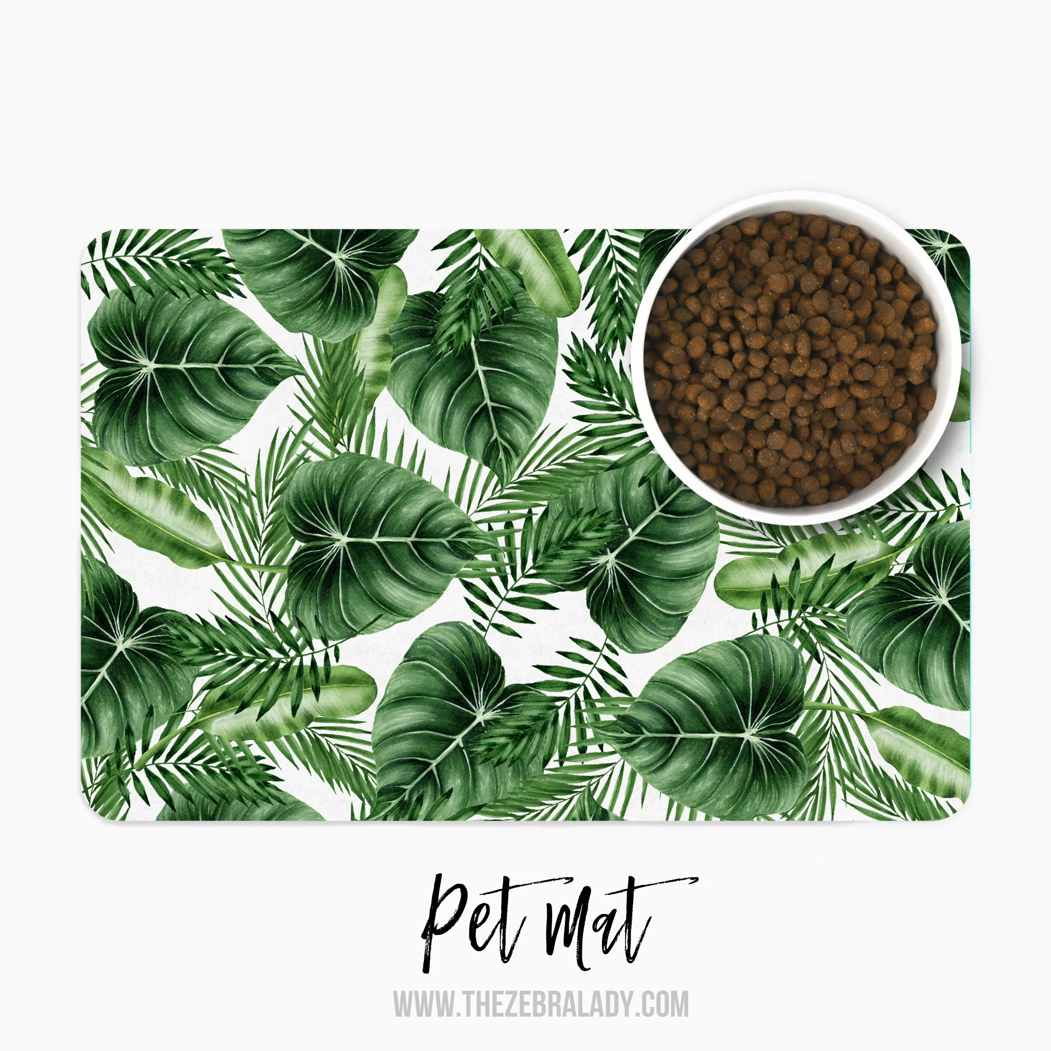 Pet Mat Palm Leaves