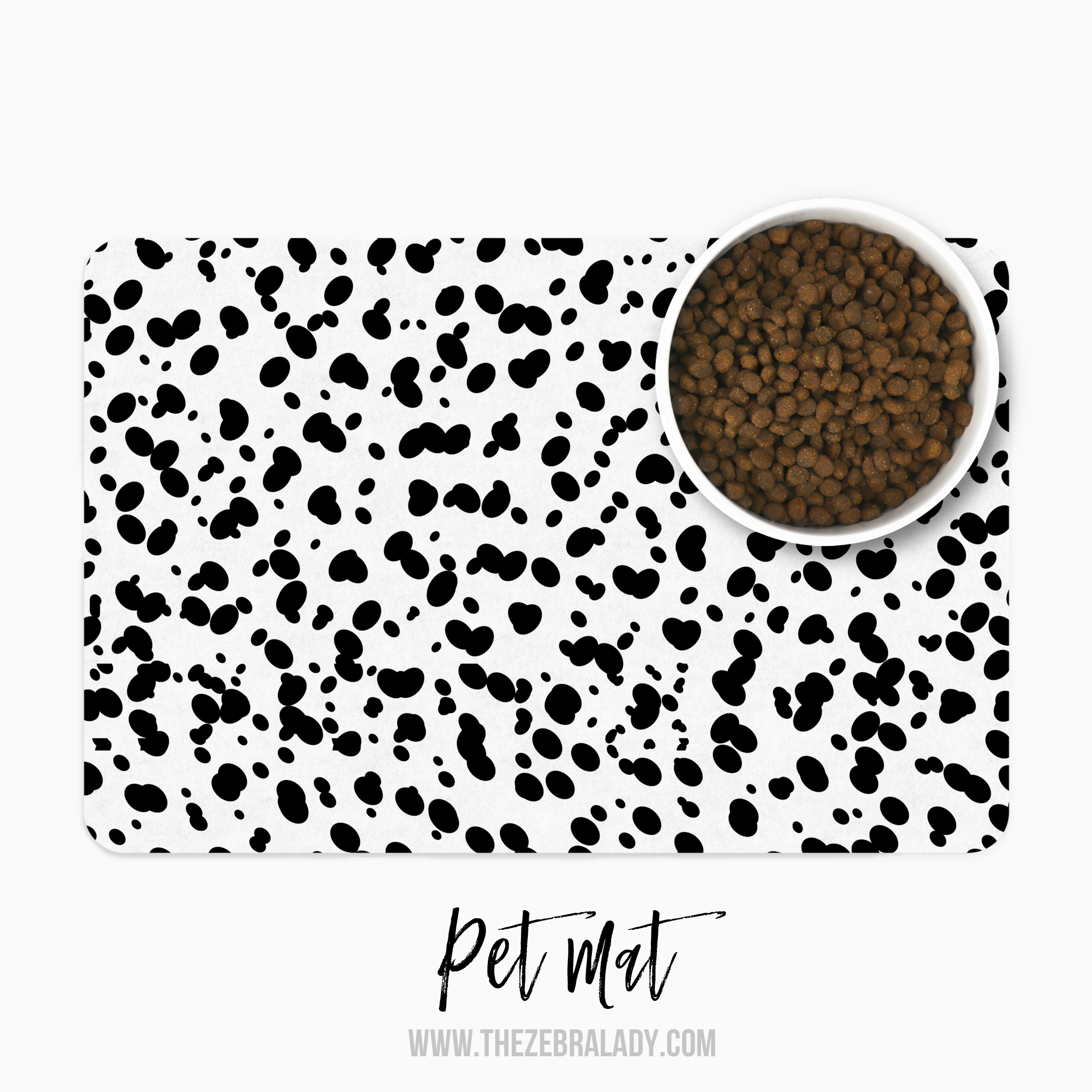 Spot Dalmatian Print Pet Mat  