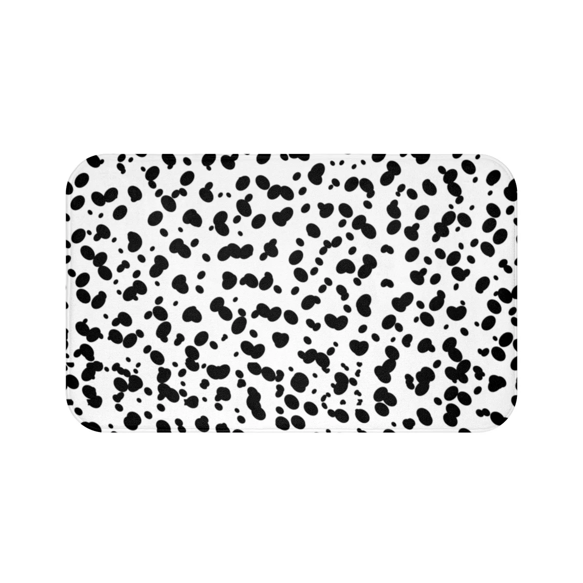 Black Spots Dalmatian Bath Mat