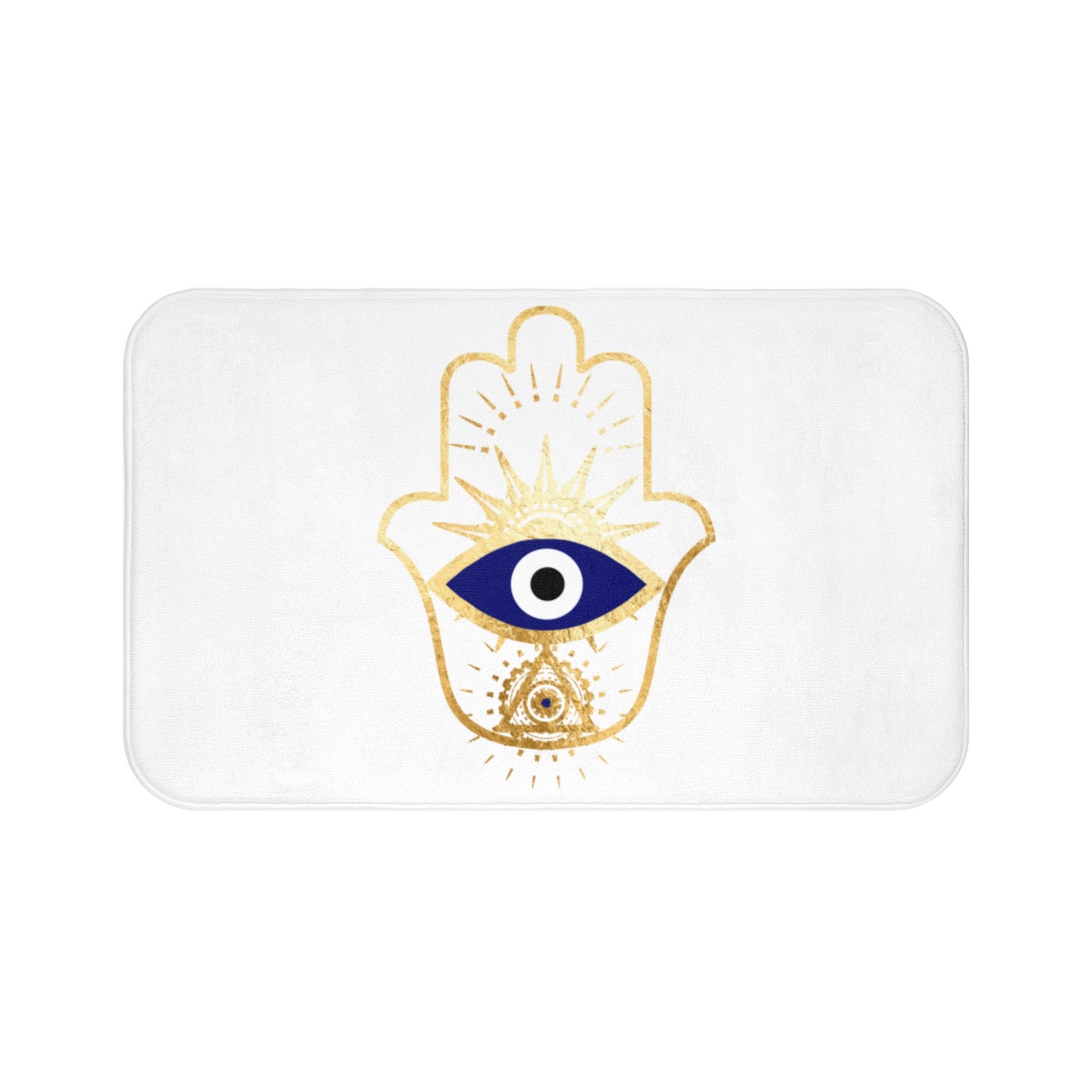 Hamsa Evil Eye Bath Mat
