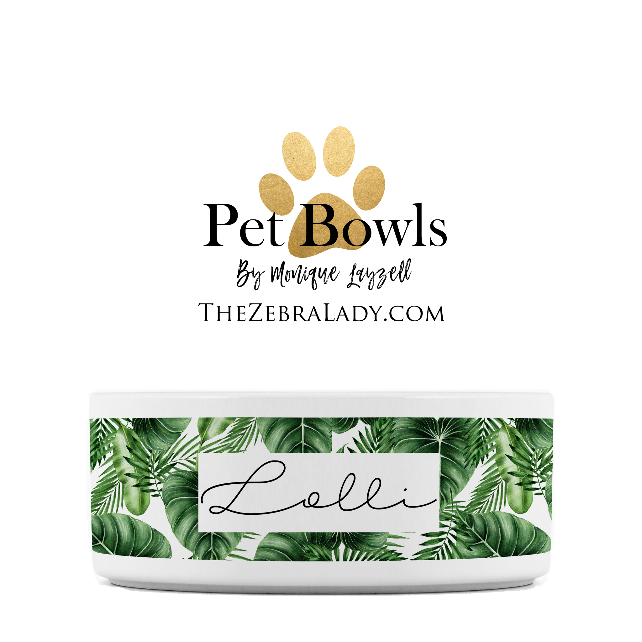 palm leave pet diaply bowl with name.jpg