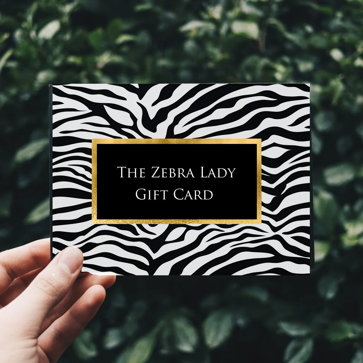The Zebra Lady Gift Card
