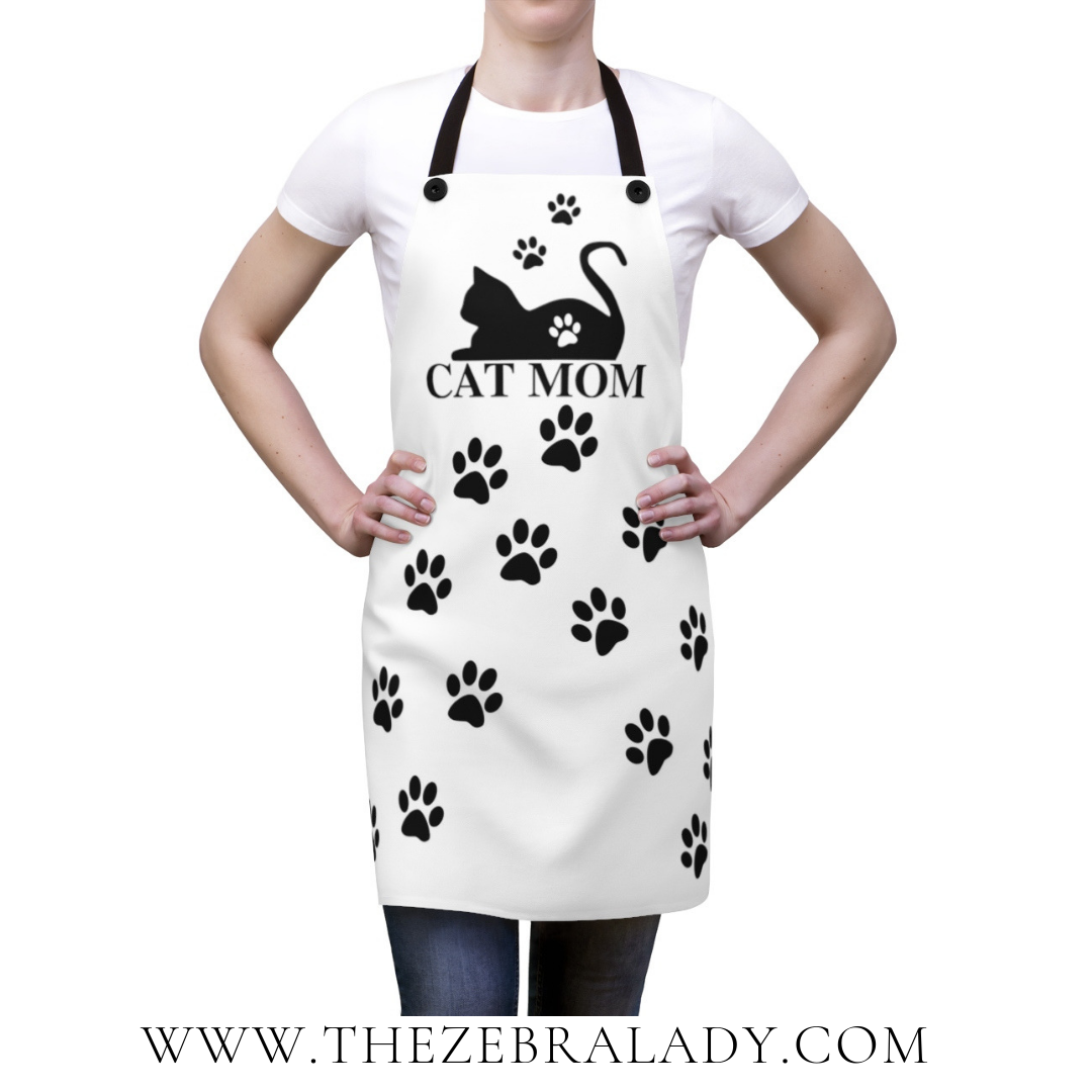 Cat Mom Paws Apron