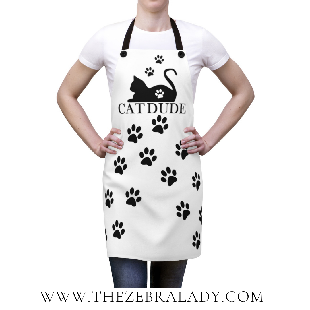 Cat Dude Apron