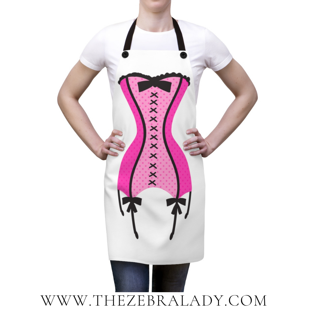 Pink Corset Apron