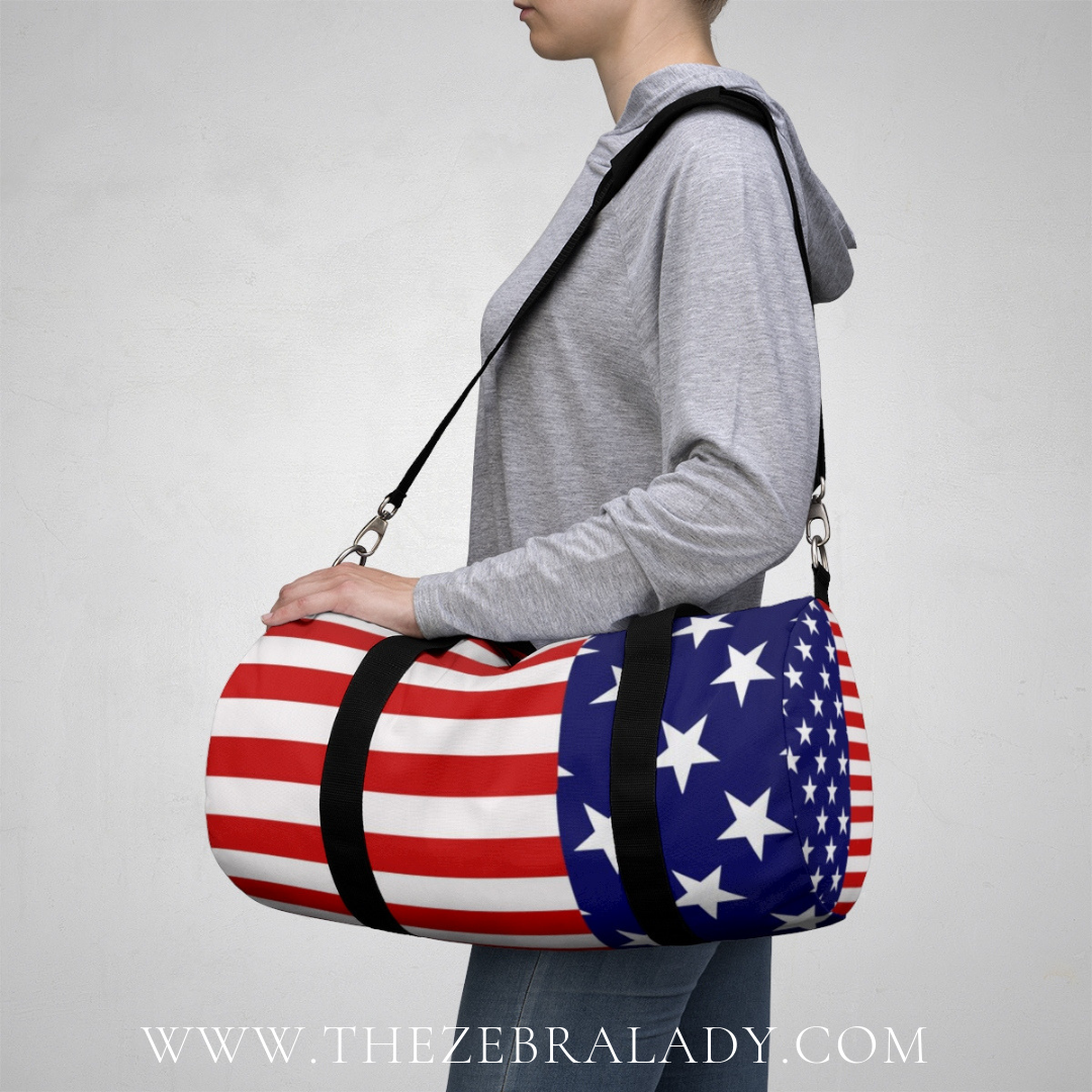 American Flag Duffel or Duffle Bag