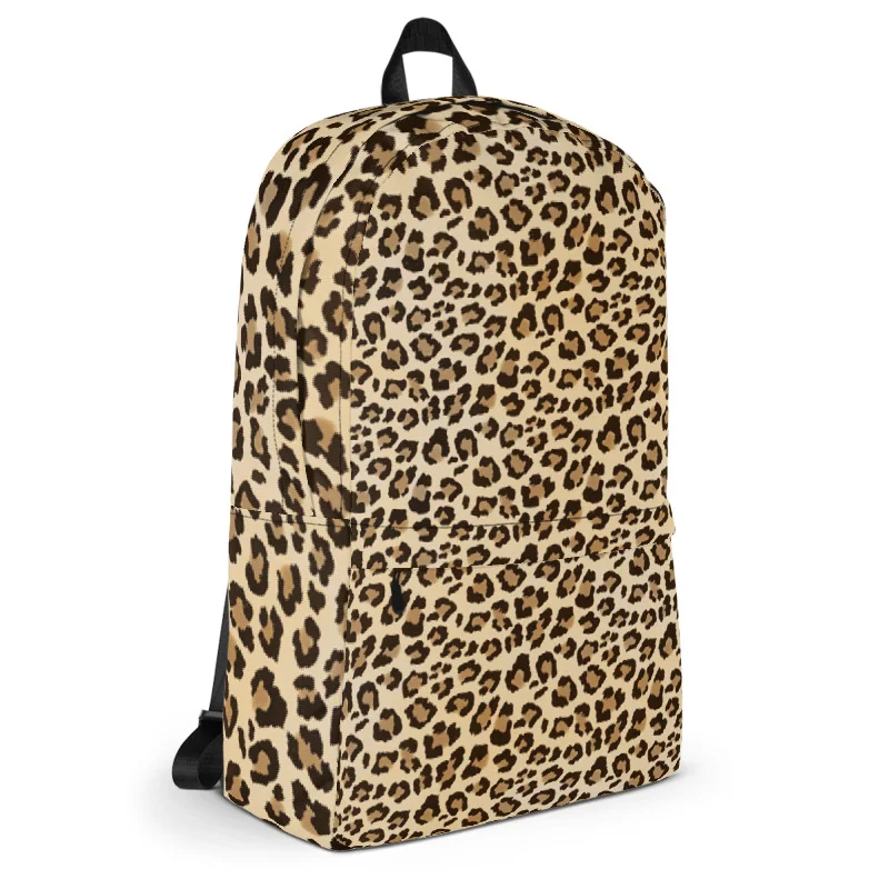 Leopard tan Backpack