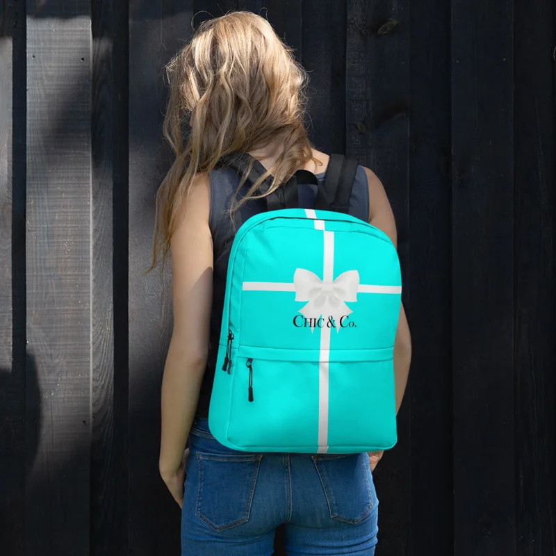 Breakfast at Tiffany's Personalized Backpack