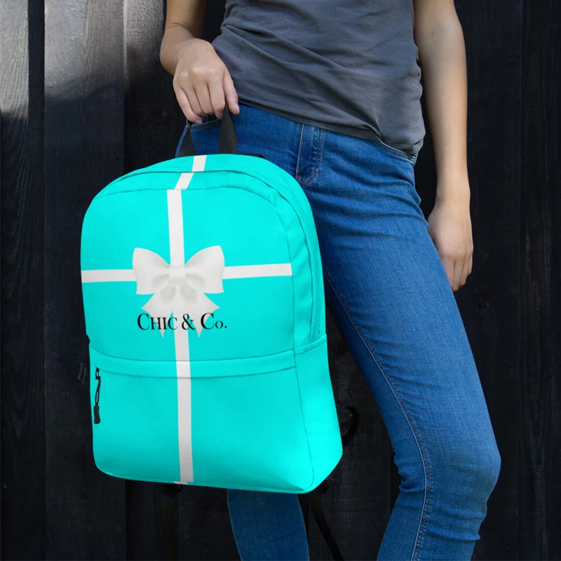Breakfast at Tiffany's Personalized Backpack