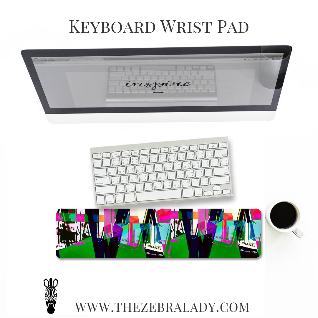 Chanel Pop Art Keyboard Wrist Pad