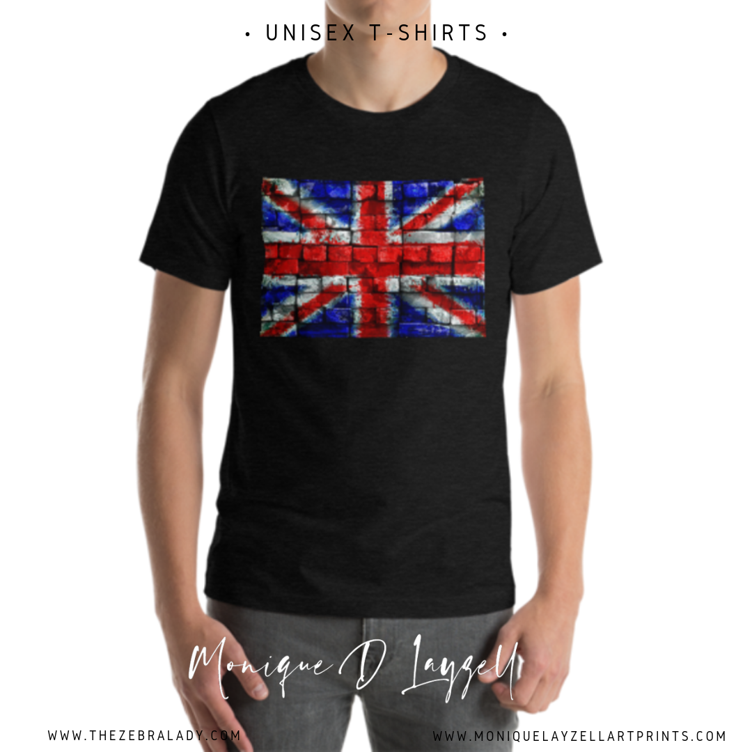 Union Jack Brick Wall Unisex T-Shirt