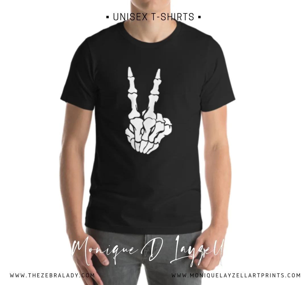 UK Fuck Off Bone Hand Unisex T-Shirt