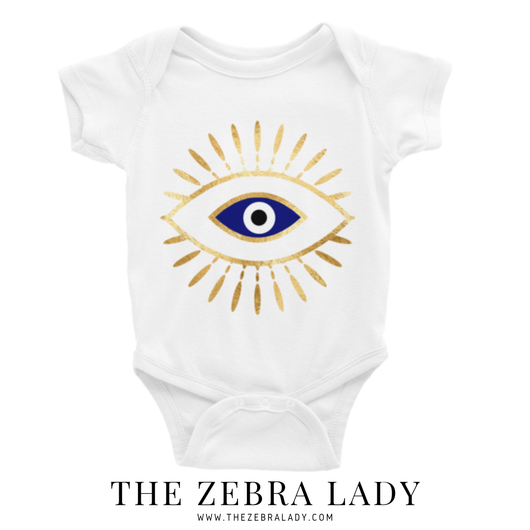 Evil Eye Baby Bodysuit