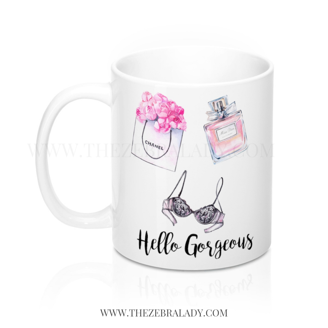 Hello Gorgeous Fashion Mug 11oz