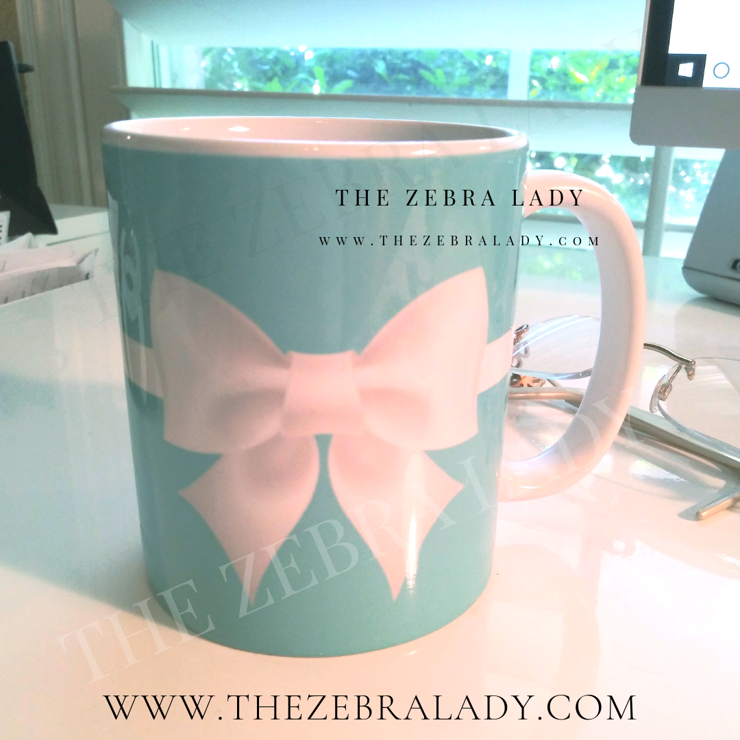 Breakfast At Tiffany's Coffee Mug 11 Oz Mugs  THE ZEBRA LADY