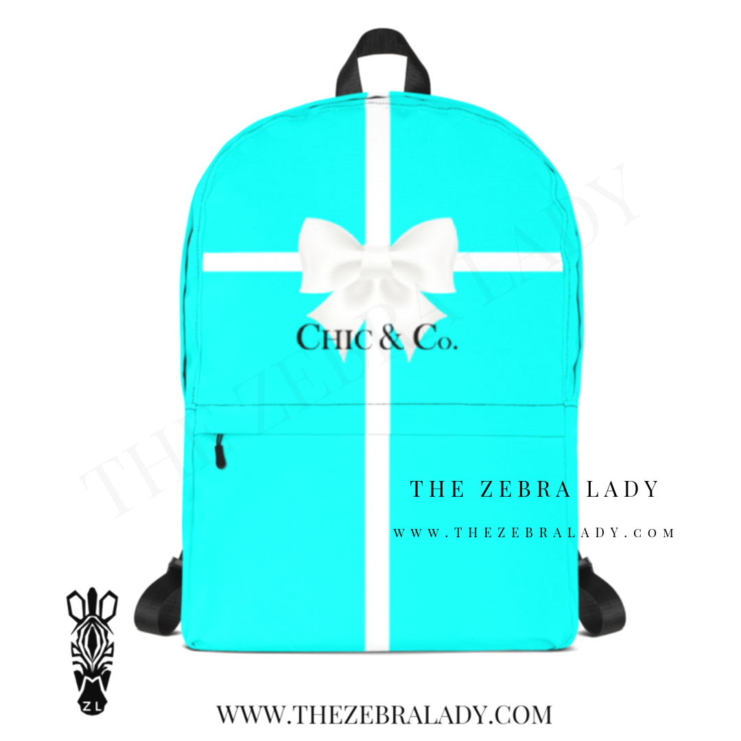 Breakfast at Tiffany's Personalized Backpack
