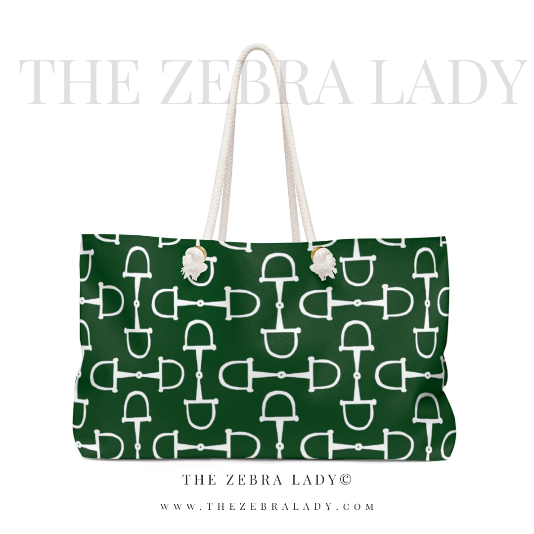 Weekender Tote Rope Handle Tote Bags — THE ZEBRA LADY
