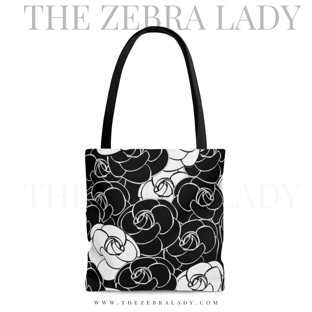 Fashion Camellia Tote bag