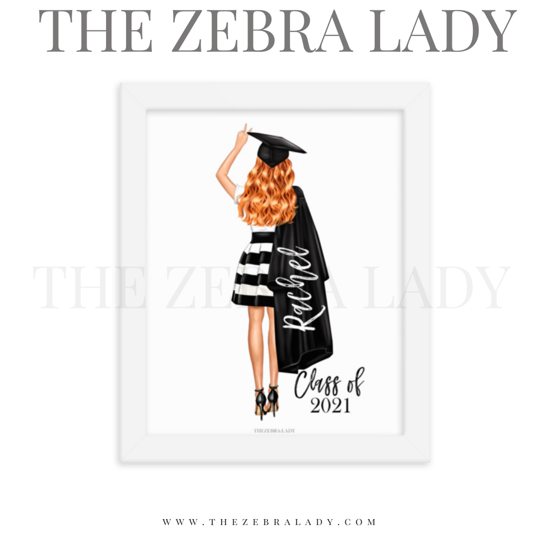 Personalized Graduation Print Gift for Her College or High School — THE ...