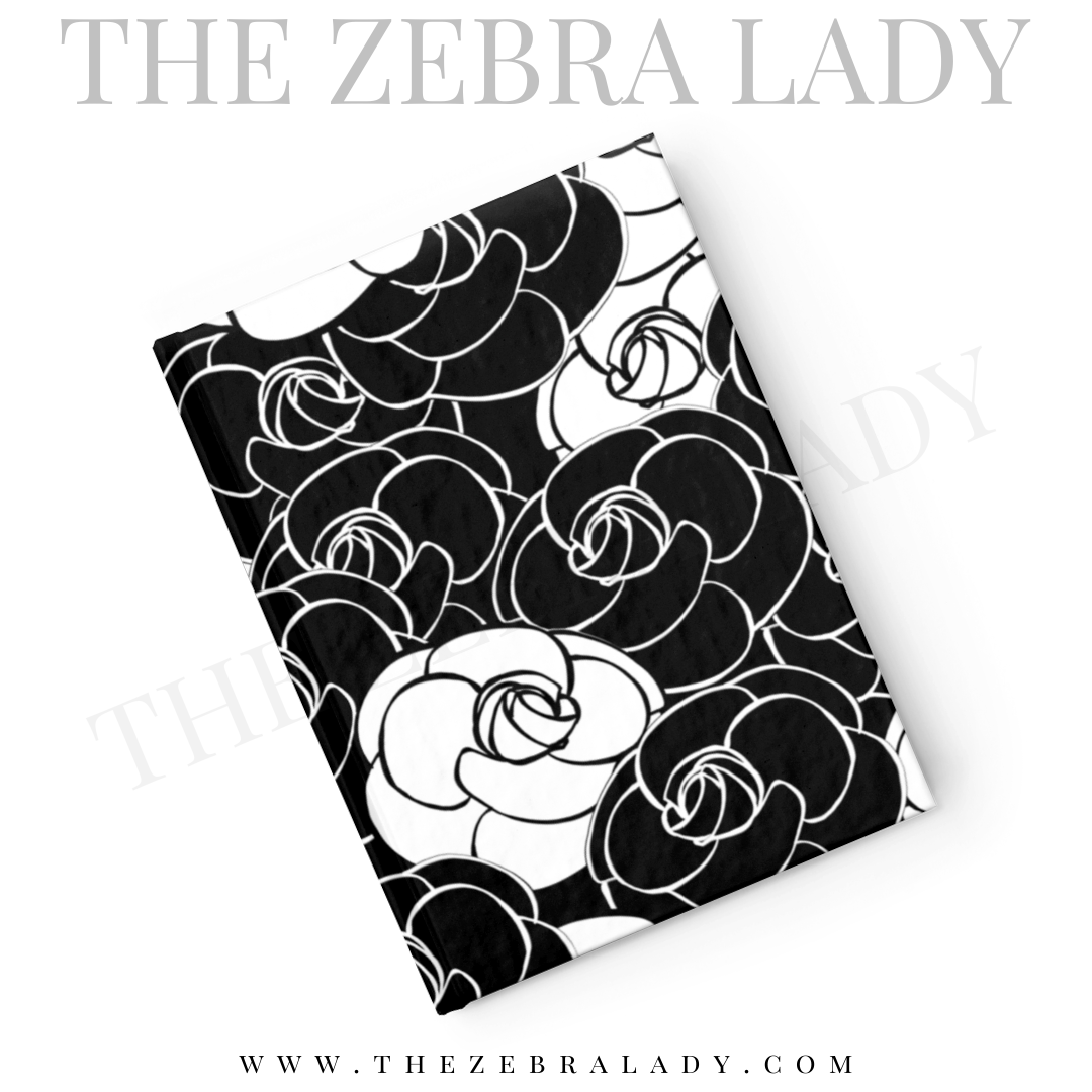 Fashion Camellia Journal Blank or Ruled