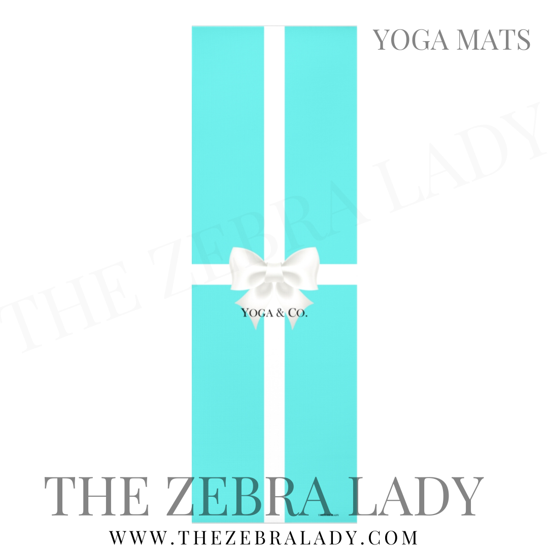 Yoga & Co Breakfast at Tiffany's Yoga Mat — THE ZEBRA LADY