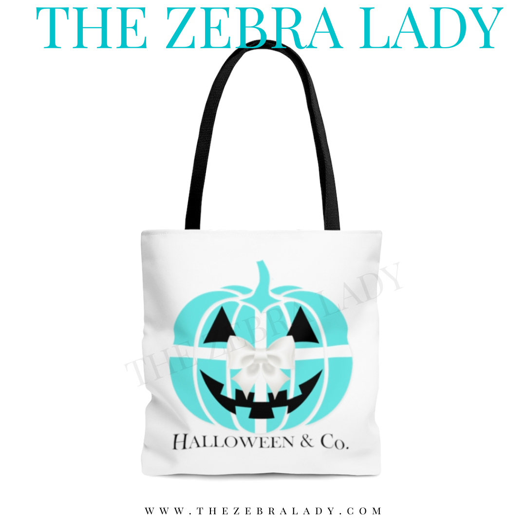 Halloween and Co Breakfast at Tiffany's Tote Bag