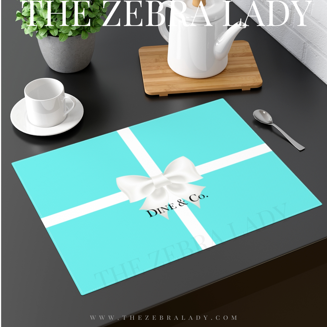 Dine & Co Breakfast at Tiffany's Placemats