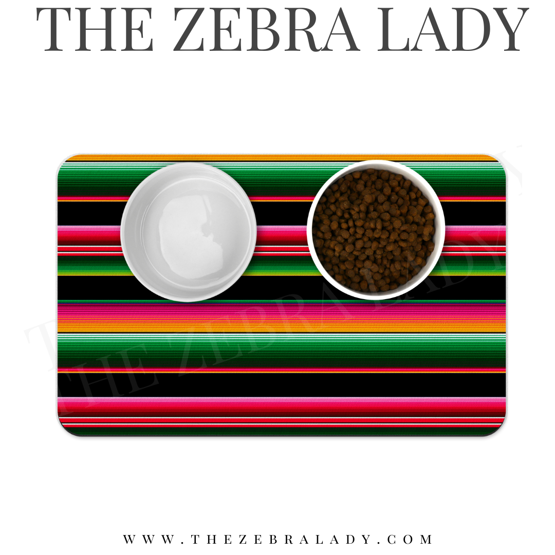 Mexican Serape Pet Mat