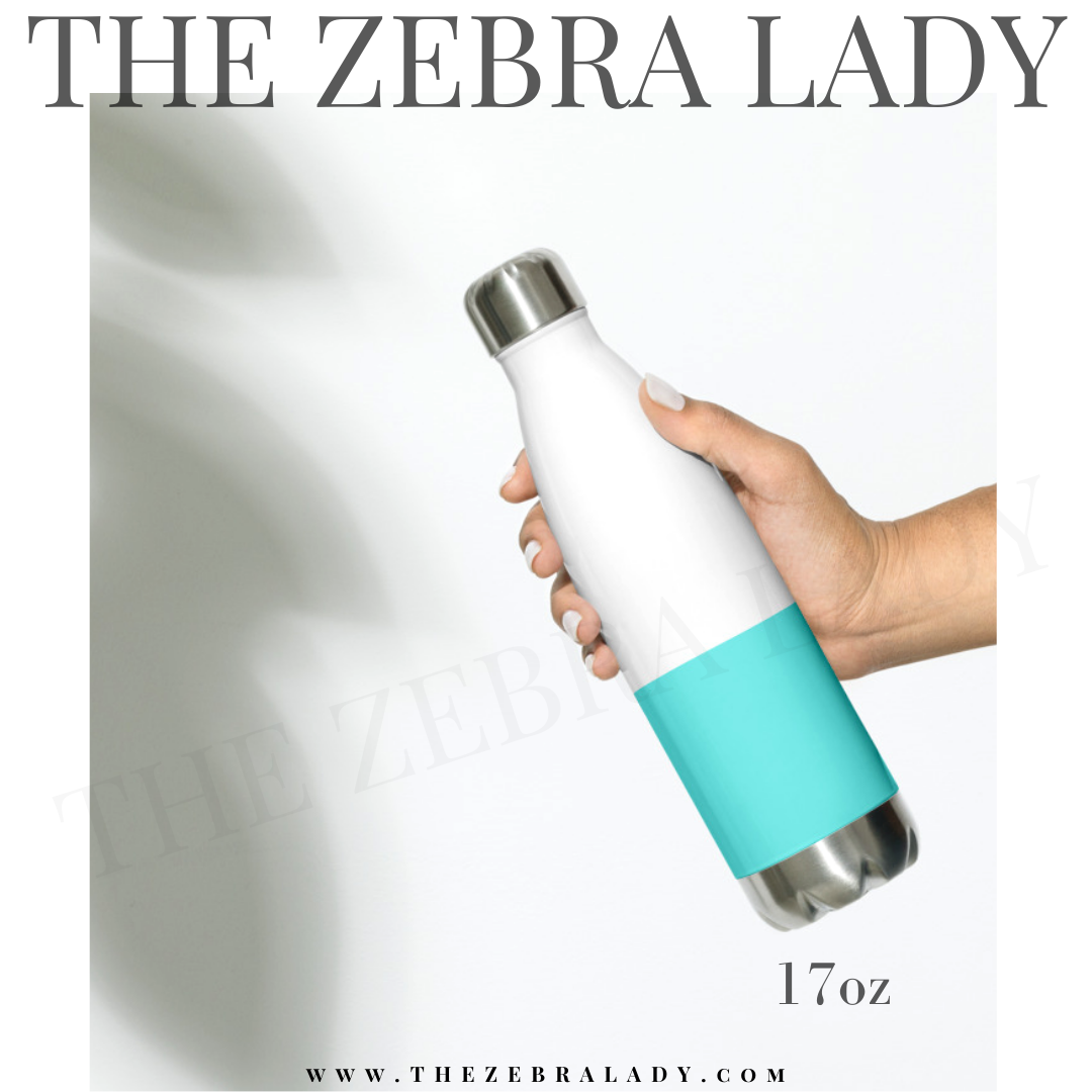 Aqua White Stainless Steel Insulated Water Bottle