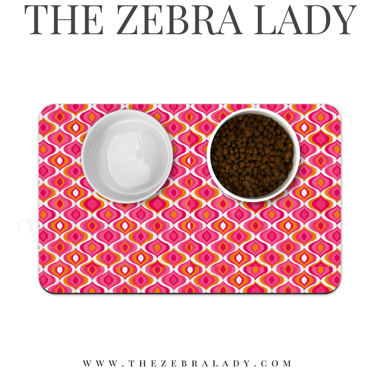 Beware Crazy Cervo Lady Sottobicchiere Bevande Tappetino Set Di 4