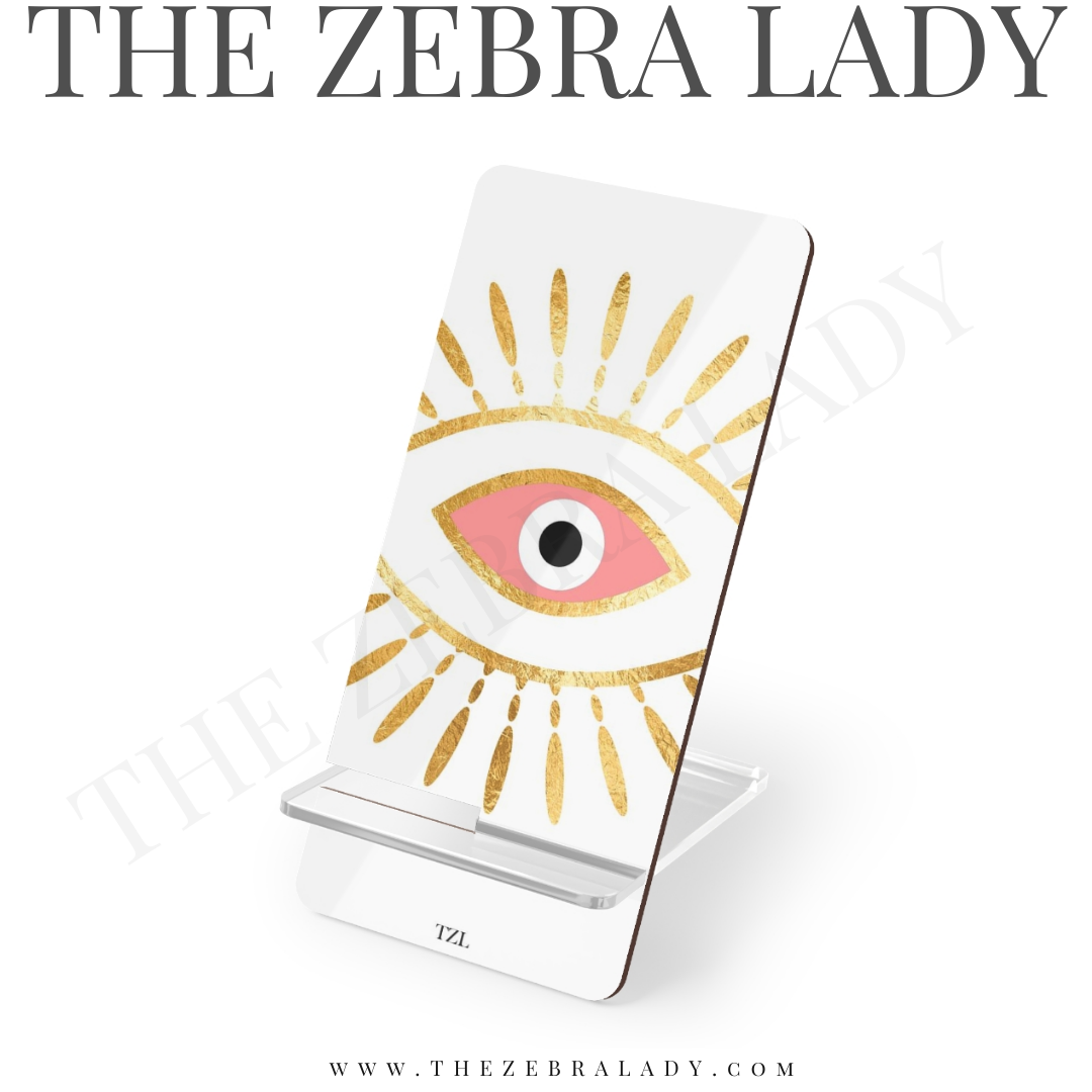 Pink Evil Eye Smartphone Stand