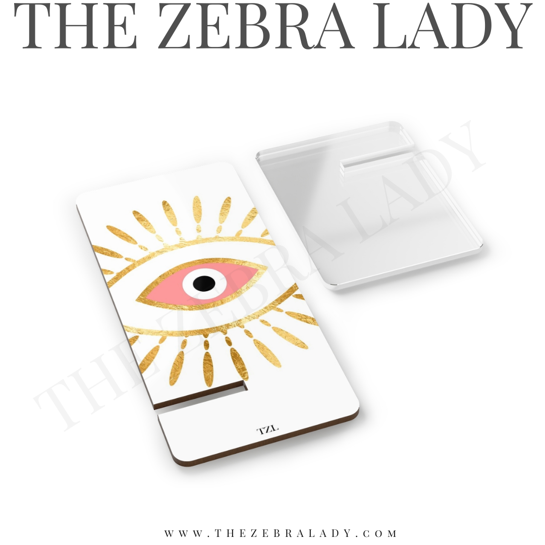 Pink Evil Eye Smartphone Stand