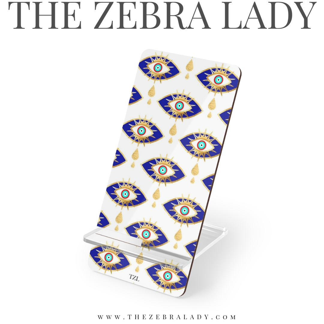 Blue Evil Eyes Multi Smartphone Stand 