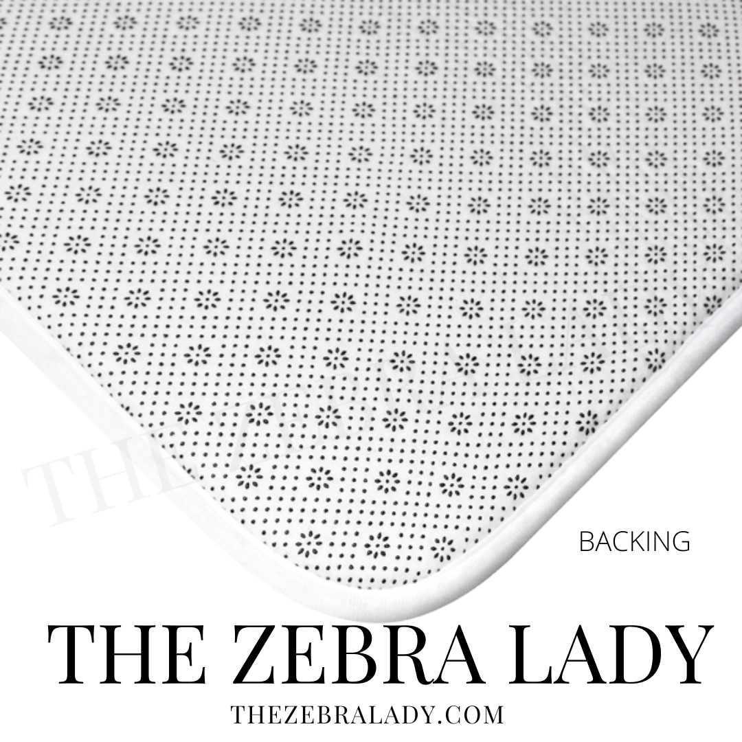 Wine Spa Woman Illustration White Bath Mat Light Skin
