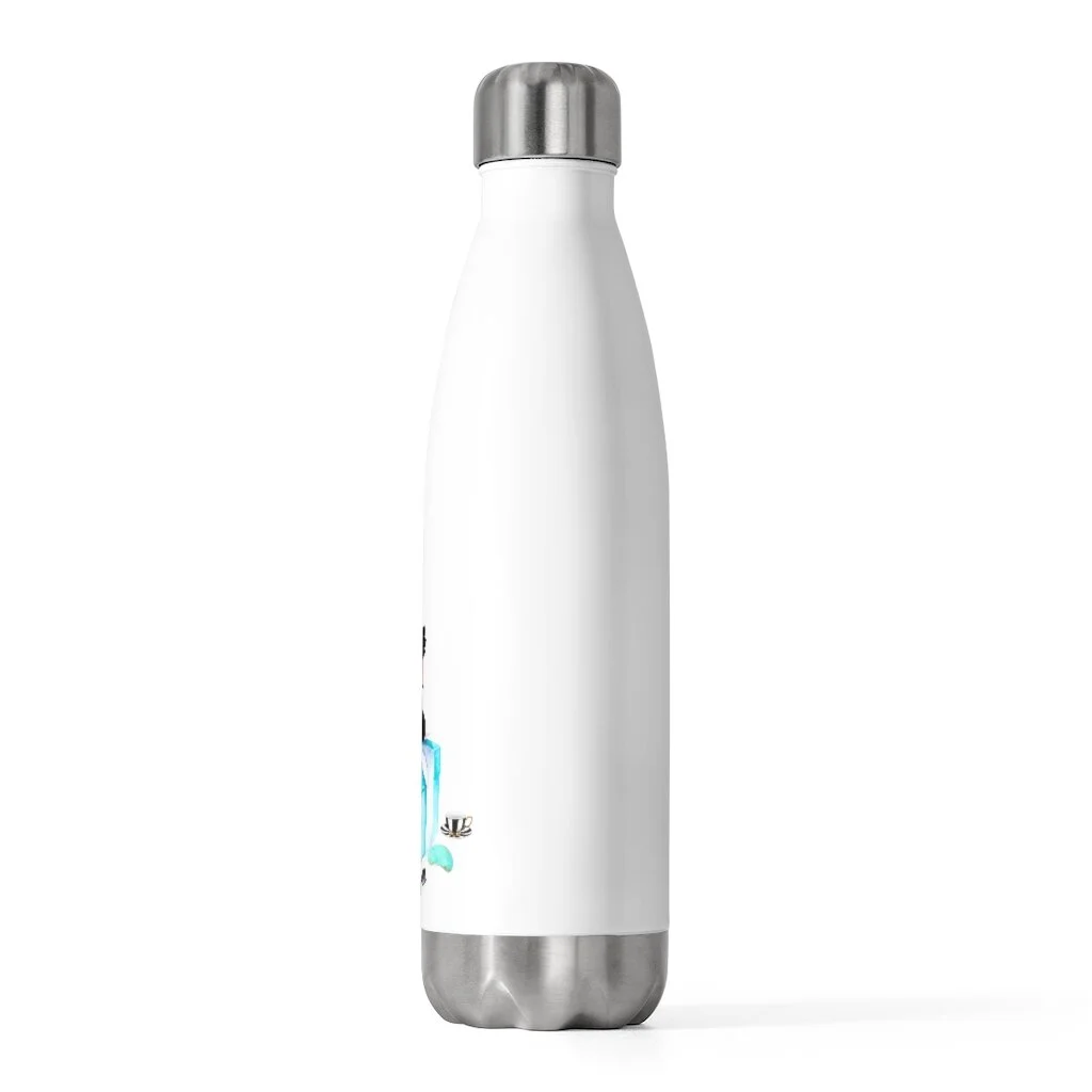 Audrey Girl Aqua Box Inspired Insulated Bottles 20oz Light Skin
