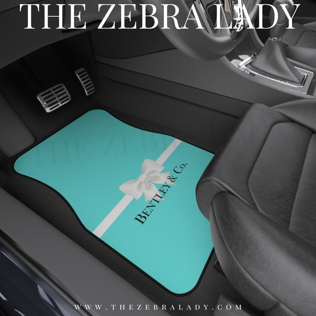 Breakfast at Tiffany's Personalized Car Floor Mats