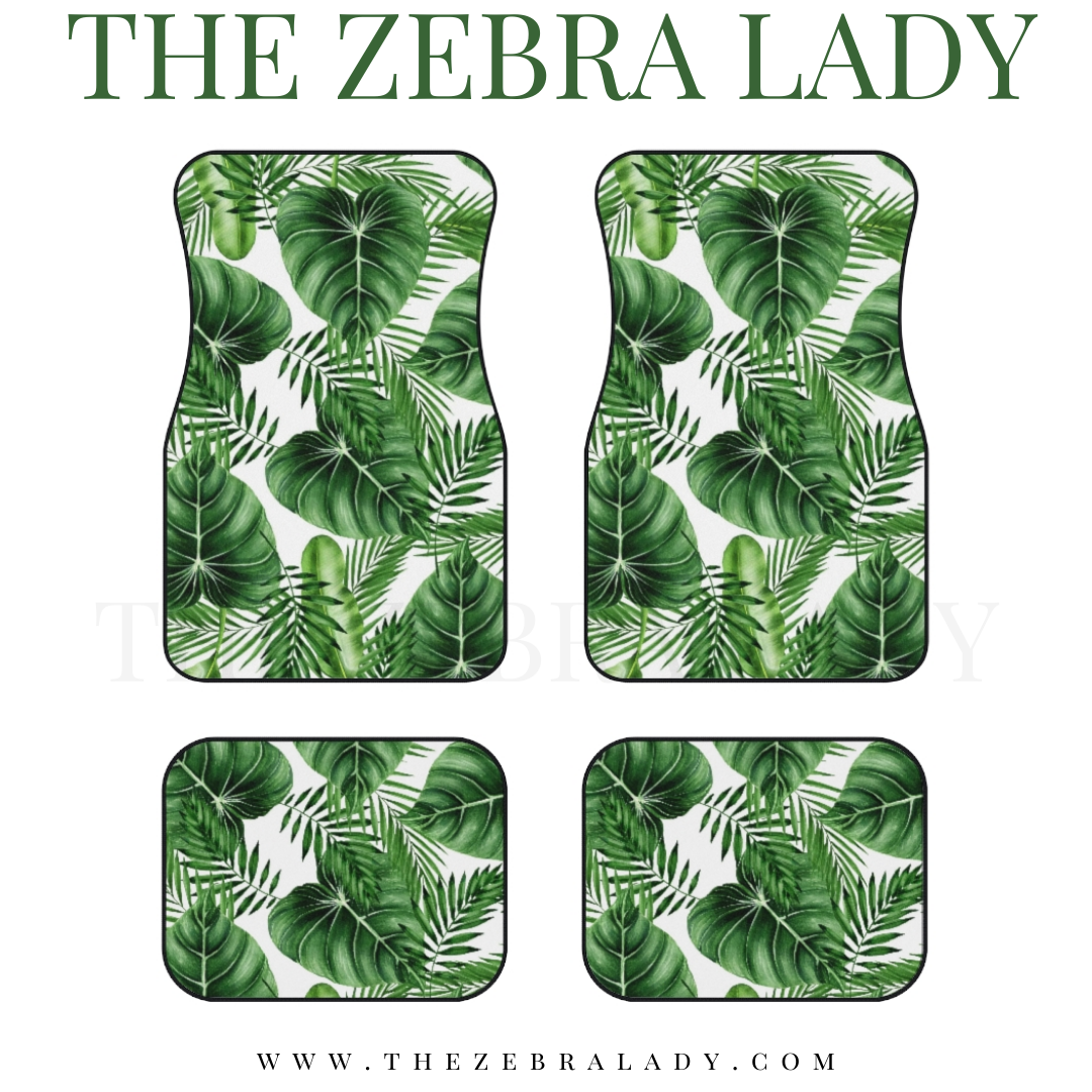 Mix Palm Leaves Car Floor Mats