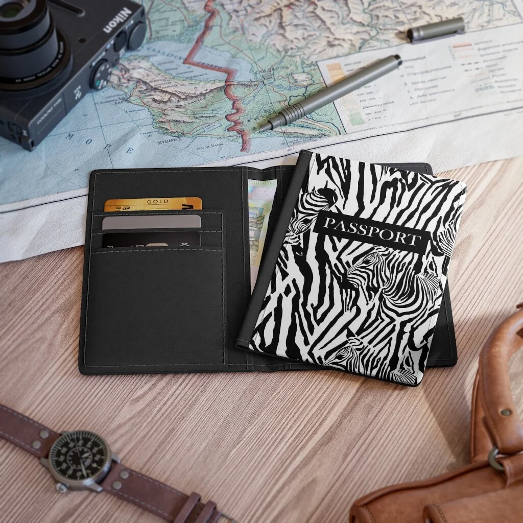 Zebra Passport Cover