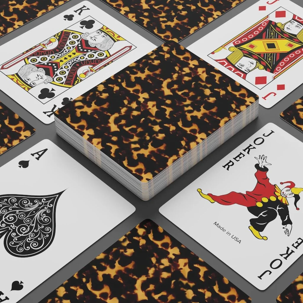 Tortoiseshell Playing Cards