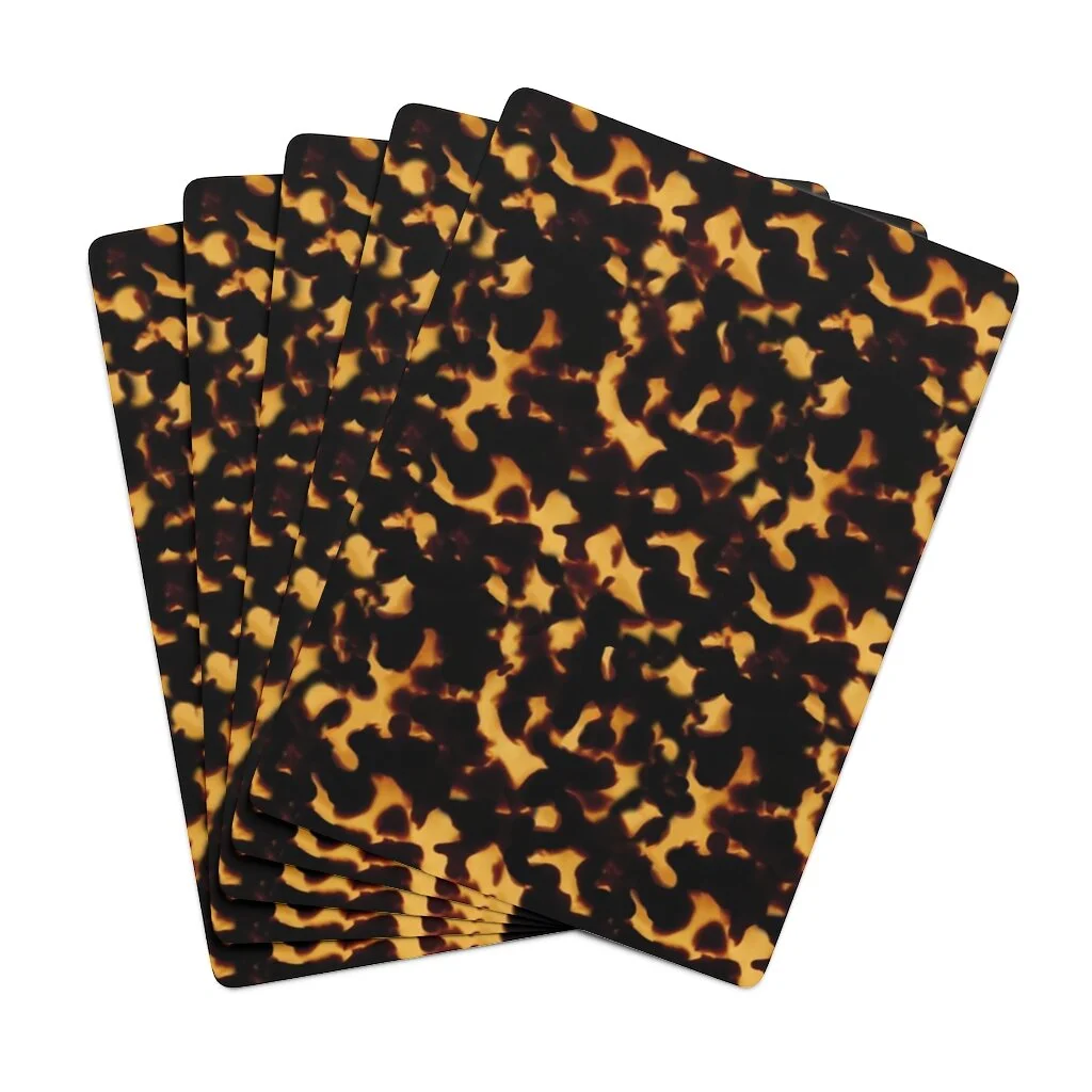 Tortoiseshell Playing Cards