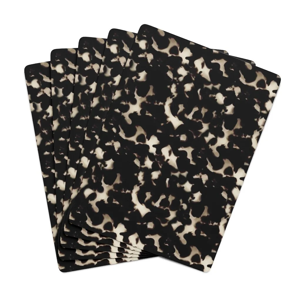 Ivory Tortoiseshell Playing Cards