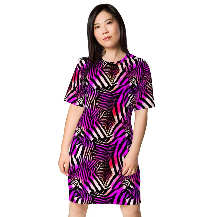 knee length dresses for ladies Women's Batik Midi Dress - Ornate Nature